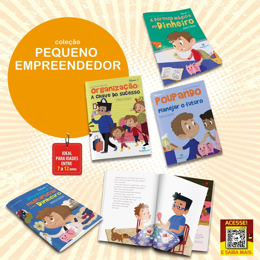Coleção Pequeno Empreendedor — educação financeira infantil