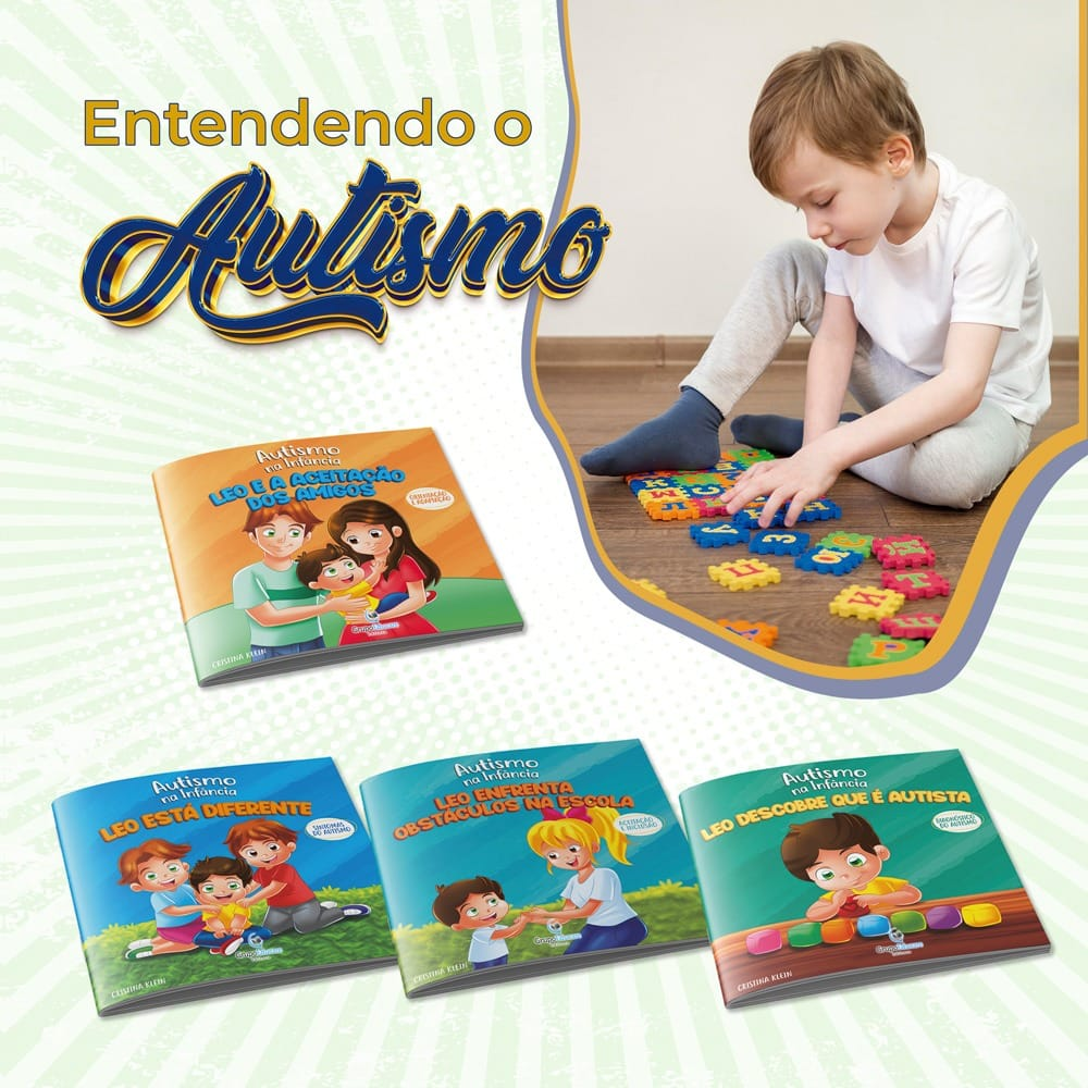 Coleção Entendendo o Autismo — livros ilustrados sobre inclusão